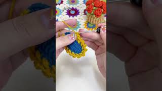 🧵Crochet lace Crochet tutorial Crochet gift 🎁crochet knitting handmade [upl. by Ahtivak]