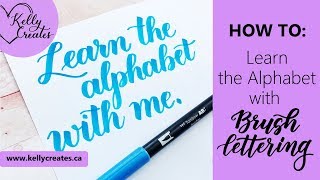 Learn the Alphabet with Brush Lettering [upl. by Brower169]