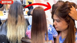 Uneven Hair Color को Even कैसे करें सिर्फ एक Color Tube से Darkning Technique  Salonfact [upl. by Cynera]