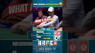 What a play by Daniel Negreanu 😱 poker highstakespoker [upl. by Gwenny]