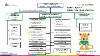 Organigrama del CECyTEM Toluca [upl. by Blaise]