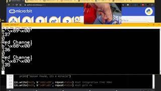 MicroBit Color Sensor TCS34725 code [upl. by Archaimbaud]