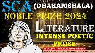 NOBEL PRIZE 2024  LITERATURE NOBEL PRIZE WINNERS 2024  NOBEL PRIZE HISTORY  BY ABHAY THAKUR SIR [upl. by Eilarol]