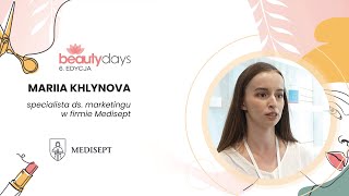 WYWIAD MARIIA KHLYNOVA MEDISEPT TARGI BEAUTY DAYS 2024 Ptak Warsaw Expo [upl. by Letnahc]