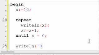 Free Pascal Program Tutorial 8  Repeat Until Loop  Lazarus [upl. by Reinhart]