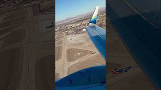 Look At Those VIEWS 😳 Alaska 737900 Departs Las Vegas With Awesome Strip Views Shorts [upl. by Harriett]