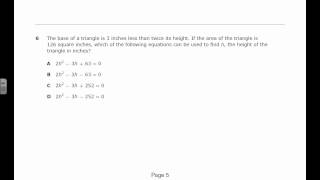 STAAR Algebra II Practice Test Sample EOC FSA FCAT CBT TEA TEKS [upl. by Genesa]