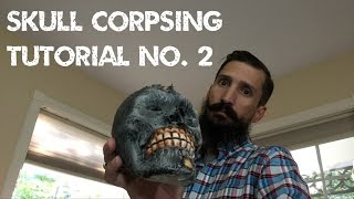 wwwmonstertutorialscom  Dollar Store Skull Corpsing with Toilet Paper and Glue Tutorial [upl. by Nared]