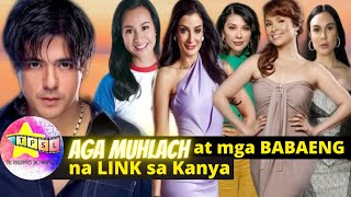 Aga Muhlach at Ang Mga Babaeng Na Link Sa Kanya  Kris Aquino Lea Salonga Regine Velasquez [upl. by Riada165]