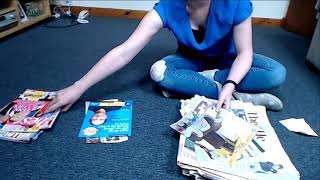 ASMR Sorting Through Newspapers Magazines Page Turning Intoxicating Sounds Sleep Help Relaxation [upl. by Leugar]