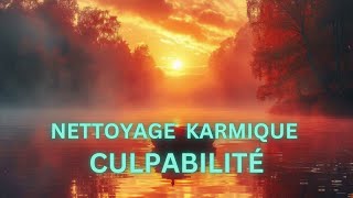 LA CULPABILITE  Nettoyage de mémoire karmique  Libération puissante Karma  Vie antérieure [upl. by Brothers84]