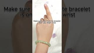 Protect your energy with Prehnite healingcrystalspiritualhealing bracelet crystal crystals [upl. by Ethelin]