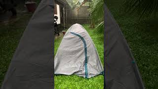 Quechua Camping tent heavy rain test  Review  Decathlon  2021 [upl. by Airtemak909]