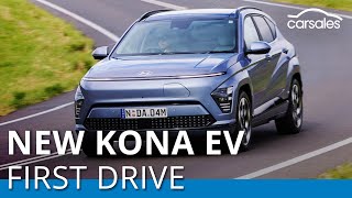 2024 Hyundai Kona Electric Review  A bigger cheaper hightech small electric SUV with less power [upl. by Eniamor122]