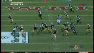 Greatest Plays of the Weis Era  7  Clausen and Tate Beat the Clock [upl. by Langdon]