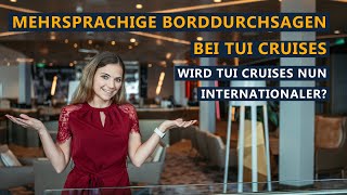 TUI Cruises  Borddurchsagen auf Englisch [upl. by Alin]