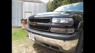 2000 Silverado 1500 Z71 Color Matching the Grill and Black Lights [upl. by Siri562]