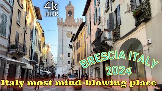 💥2024 New Walking tour Brescia italy ✨ Prowalk Tour ✅ Italy Vlog [upl. by Croix273]