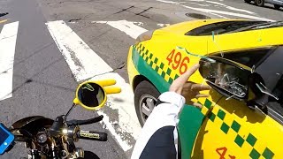 Stupid Crazy amp Angry People Vs Bikers  Bad Drivers Caught On Go Pro Ep126 [upl. by Oirasan272]