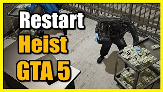 How to Replay or Restart Heist in GTA 5 Online Lester Tutorial [upl. by Nayek]