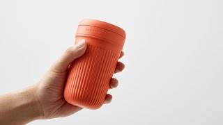 Now on Kickstarter The Compostable Reusable Coffee Cup Made By Earth [upl. by Weinman]