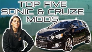 Chevy Sonic amp Cruze Top 5 Mods  ZZPerformance [upl. by Odrawde]