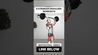 9 BARBELL SHOULDER WORKOUTS AT THE GYM Build Massive Delts [upl. by Pepita595]