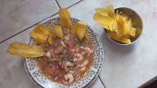 Ceviche de corvina  Ceviche de balde  Receta Ecuatoriana [upl. by Rialb]