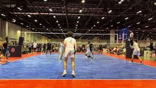 AAU Boys Volleyball Nationals June 30 2024 Wave 16Taylor [upl. by Ralli]