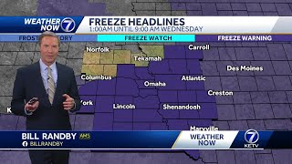 Coldest Wednesday morning in Omaha [upl. by Annaerdna]