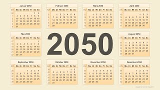 Kalender 2050 [upl. by Amaty]