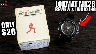 LOKMAT MK28 REVIEW 12 Months Battery Life Is This Really Smartwatch [upl. by Annahavas]