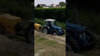 Ford 7610 😎 tractor agriculture farming grass traktor harvest FlyingPixelsPhotography [upl. by Gnemgnok]