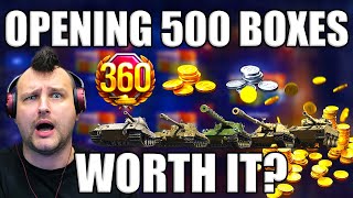 OPENING 500 LARGE BOXES  Still Great Value  Holiday Ops 2024 WoT [upl. by Anastassia229]