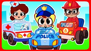 🚒 ¡El equipo de rescate está llegando 🚑 Canciones infantiles y rimas 🚒 [upl. by Dickson14]