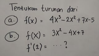 Turunan Fungsi Bentuk axn  Matematika SMA [upl. by Yule]