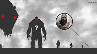 God Of War  Size Comparison 2023 [upl. by Oys]