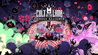 Cult of the Lamb Unholy Alliance Trailer COOP Update  DevolverDigital HD [upl. by Ecenaj897]