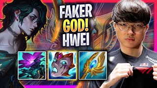 FAKER IS A GOD WITH HWEI  T1 Faker Plays Hwei MID vs Azir  Season 2024 [upl. by Horacio]