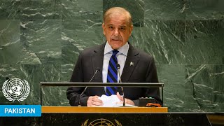 🇵🇰 Pakistan  Prime Minister Addresses United Nations General Debate 79th Session  UNGA [upl. by Ailemaj]