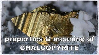 Chalcopyrite Meaning Benefits and Spiritual Properties [upl. by Rumpf]