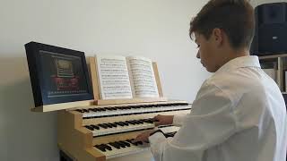 JS Bach Prelude in C minor BWV 999  Organ Székely Máté [upl. by Derwin]