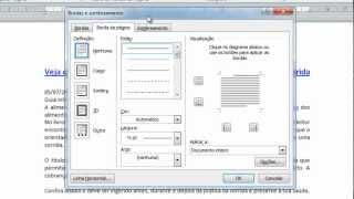 Curso Word aula 43 Bordas e Sombreamento  Thiago Ladislau [upl. by Karine]