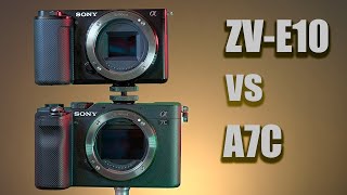 Sony ZVE10 vs A7C  Video and Photo Comparison [upl. by Ainna]