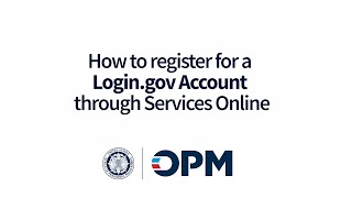 Navigating Federal Retirement How to Register for a Logingov Account through Services Online [upl. by Aneeb]