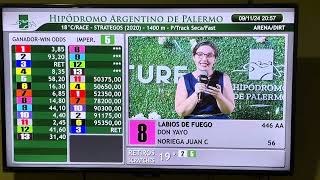 Saludos desde el Hipódromo de Palermo en la jornada del Nacional [upl. by Culliton184]