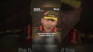 Bangladesh Army chief WakerUzZaman on former Prime Minister Sheikh Hasinas resignation [upl. by Noraha]