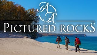 Pictured Rocks Lakeshore in 4K  Fall Camping Hiking and Backpacking in the Upper Peninsula [upl. by Annice486]