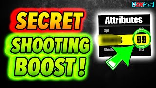 Secret ATTRIBUTE that Boosts SHOOTING on NBA 2K25 [upl. by Esenaj]