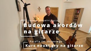 Budowa akordów na gitarze i pianinie [upl. by Jilleen]